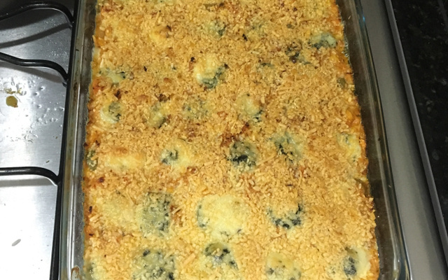 Frango com requeijão e gorgonzola