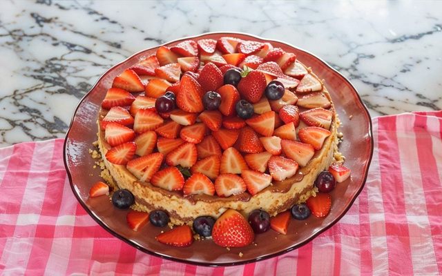 Cheesecake de morango