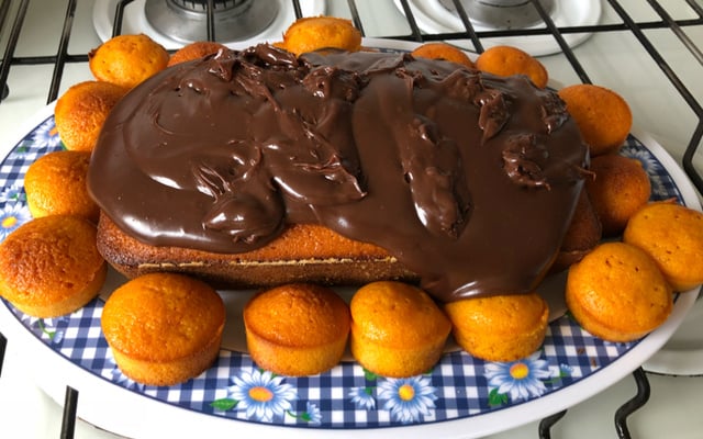 Bolo de cenoura sem óleo