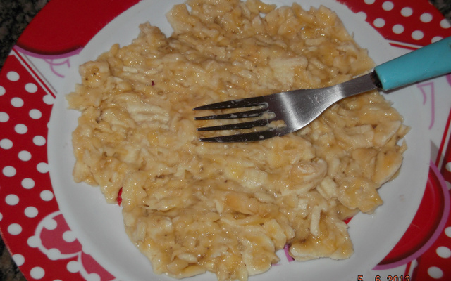 Bolinho de banana de frigideira