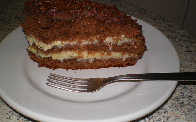 Bolo prestígio delicioso!