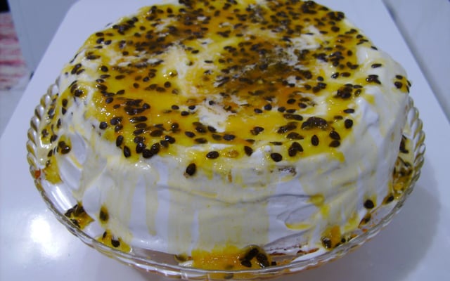 Bolo de maracujá