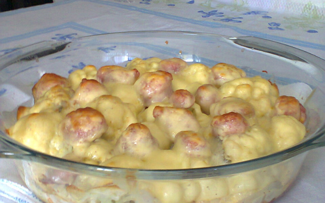 Couve flor à moda light da Suely