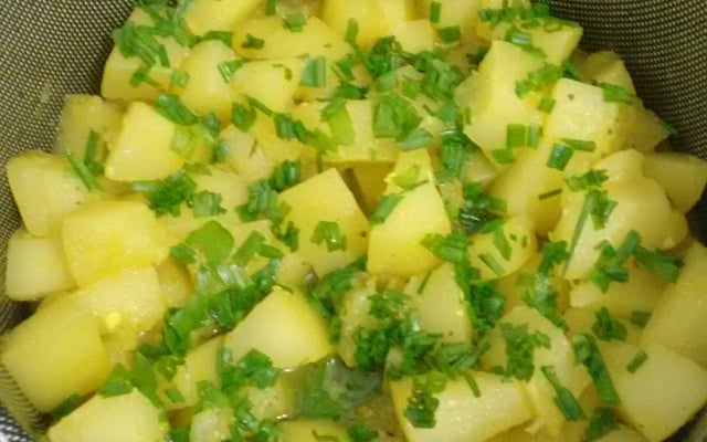 Refogado de mamão verde