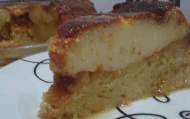 Bolo pudim de laranja