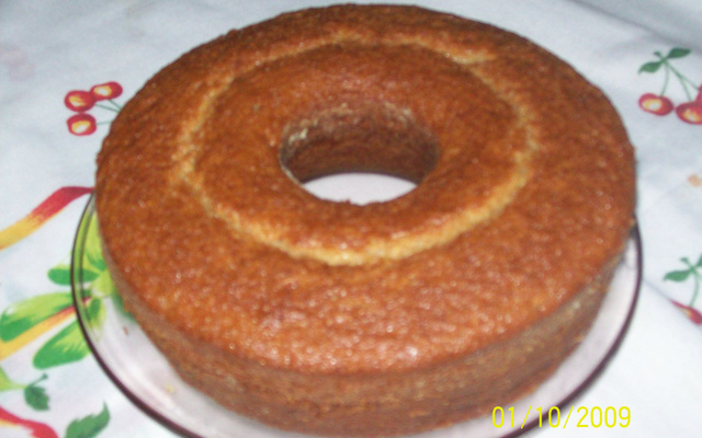 Bolo de maçã com canela