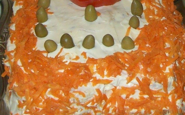 Bolo salgado delicioso