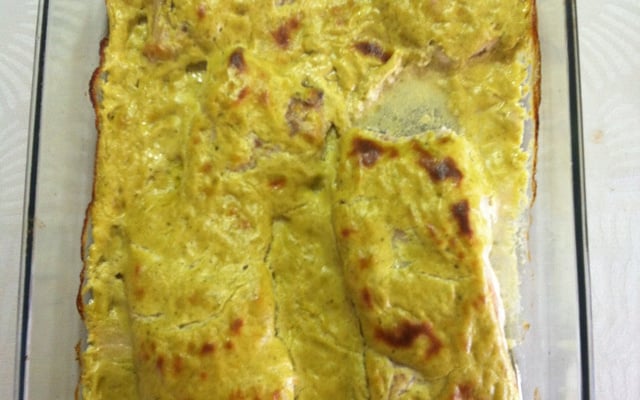 Peixe ao molho verde