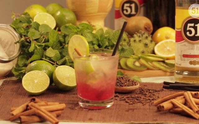 Caipirinha cravo e canela