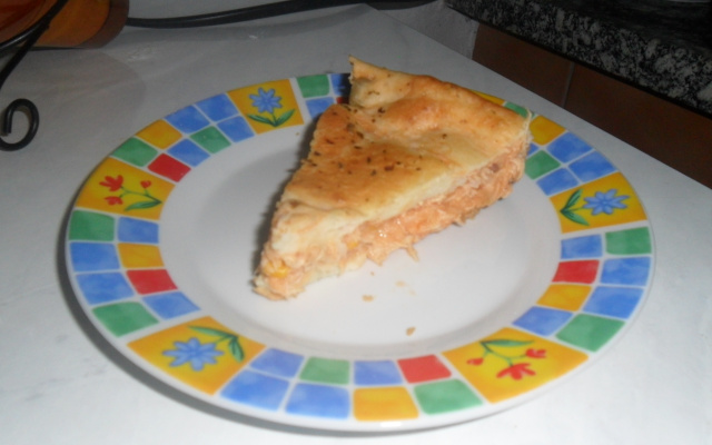 Torta cremosa de frango