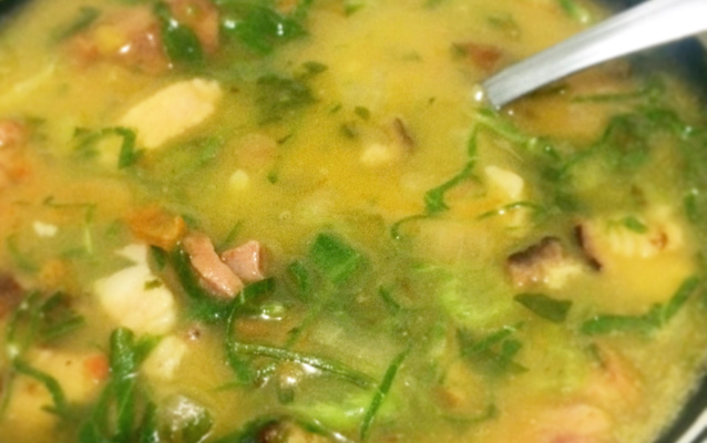 Caldo de mandioquinha