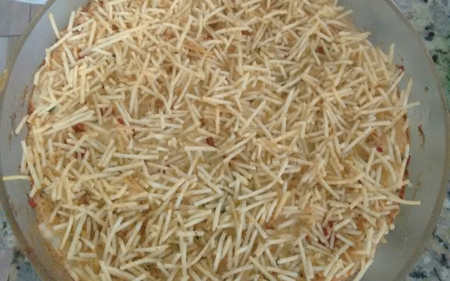 Fricassê de frango com requeijão