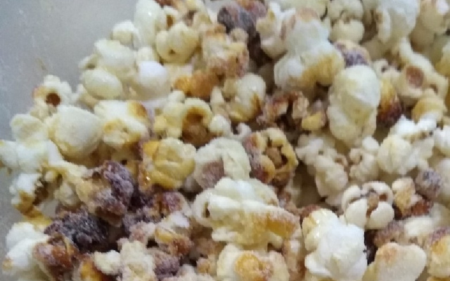 Pipoca com leite ninho