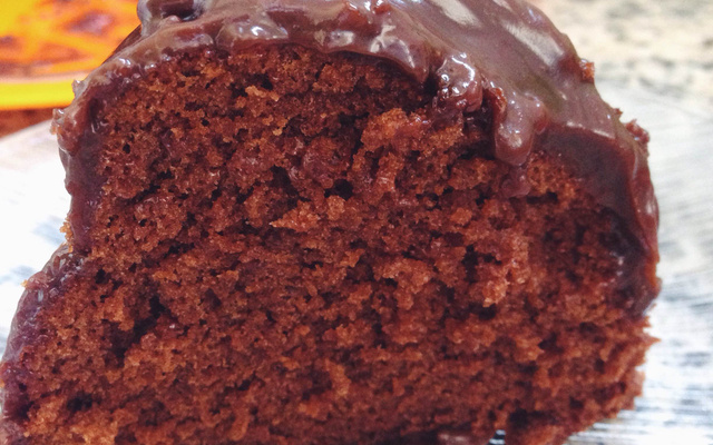 Bolo de chocolate molhadinho