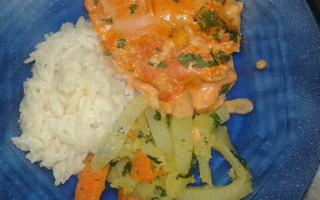 Filé de peixe ao forno