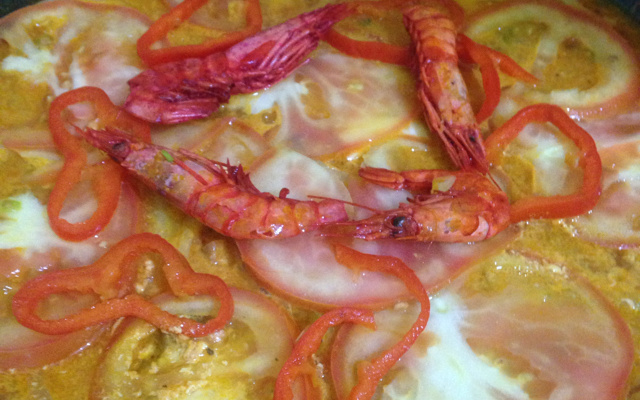 Moqueca de ovos Baiana