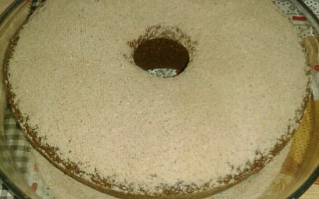 Bolo de aveia com maçã e banana