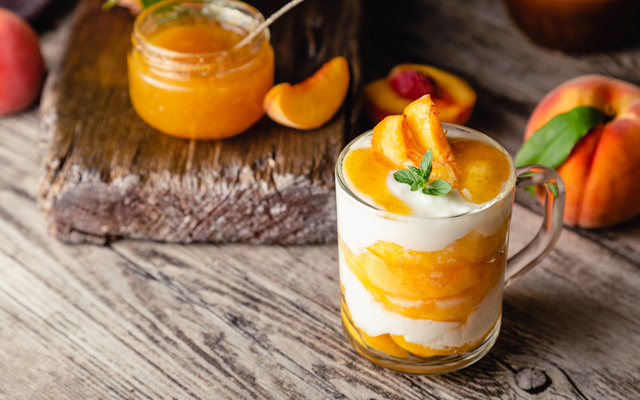 Creme Gelado (maçã ou pêssego)