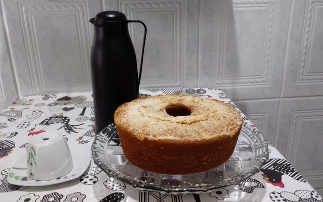 Bolo de coco verde