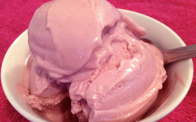 Sorvete caseiro e prático