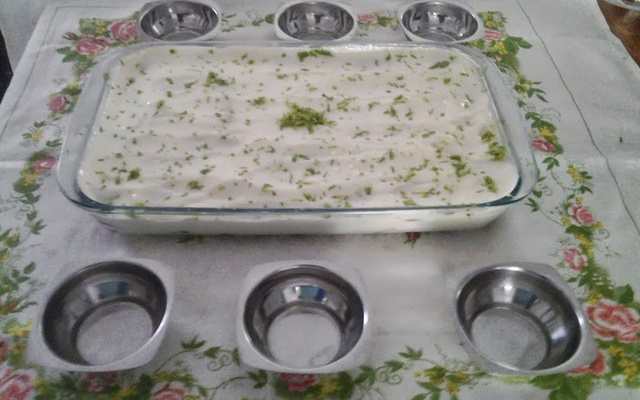Pavê de limão cremoso