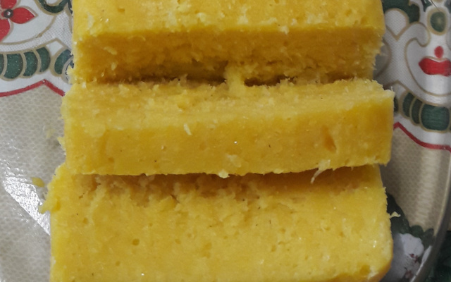 Pamonha em banho-maria