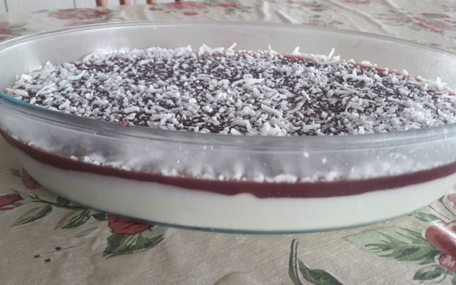 Manjar leite e vinho