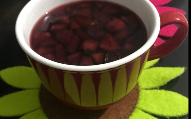 Vinho quente com especiarias