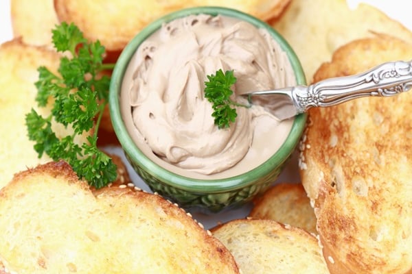 Patê de soja com ervas (vegetariano)