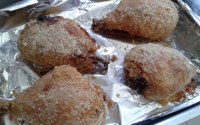 Coxa e sobrecoxa crocante