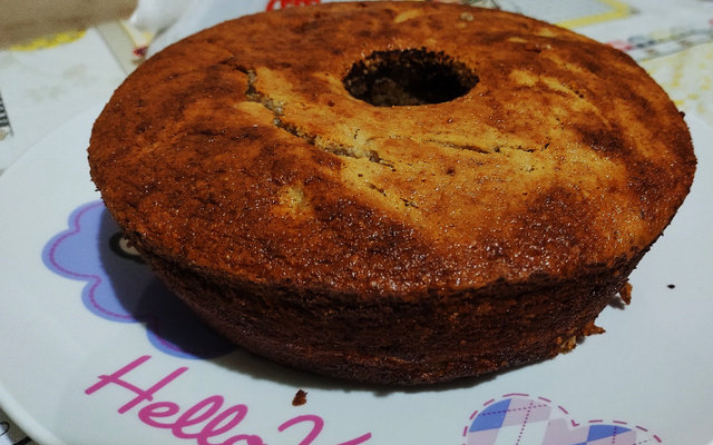 Bolo de banana fitness