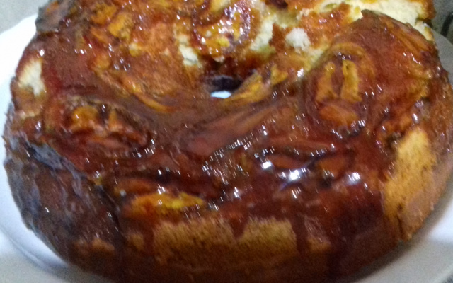 Bolo de Banana com Canela