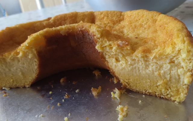 Bolo de milho cremoso de liquidificador