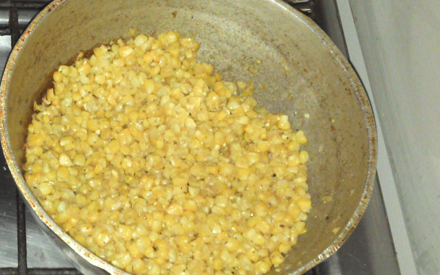Milho refogado