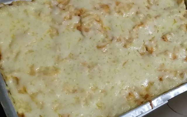 Escondidinho de frango com batata