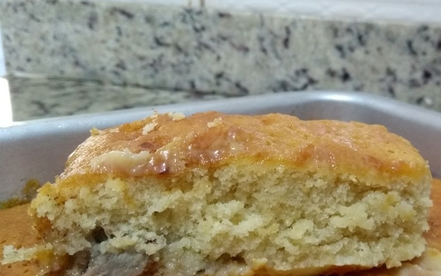 Bolo churros com banana