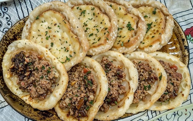 Esfiha aberta tipo Habib's