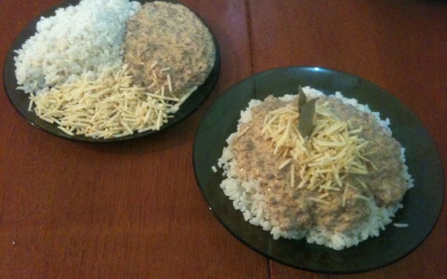 Estrogonofe de carne moída