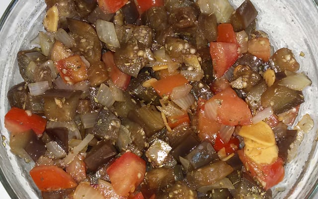 Salada de berinjela