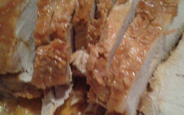 Lombinho com molho de maracujá