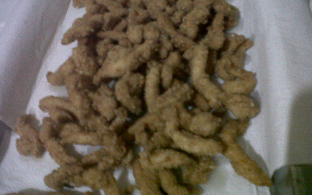 Isca de frango crocante