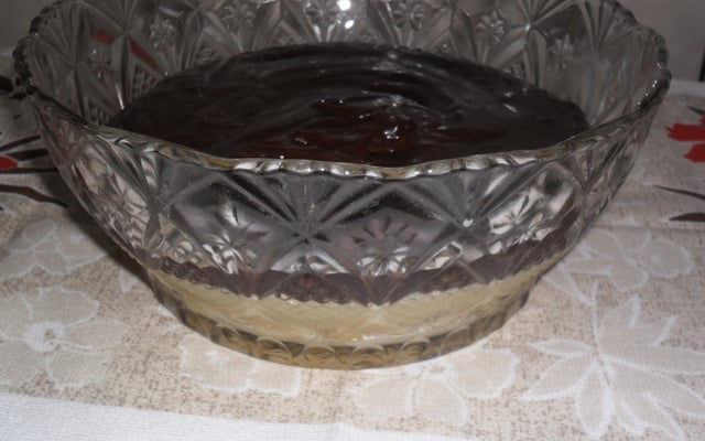 Doce preto e branco fácil e rápido