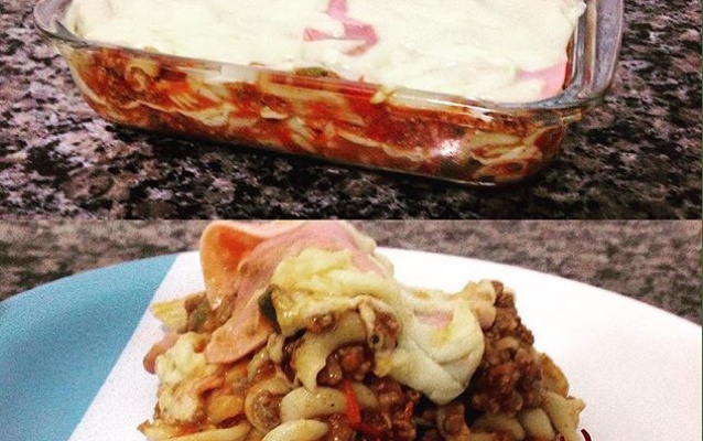 Lasanha de macarrão