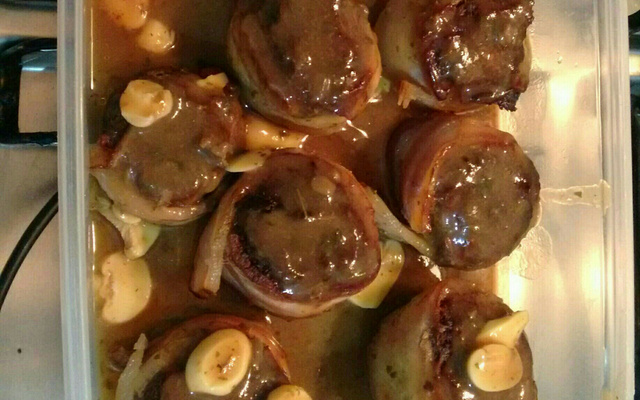 Medalhão de carne moída