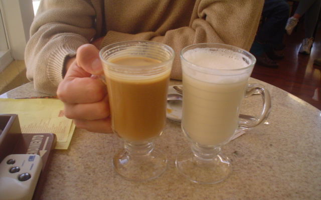 Milk shake de Neston e pêssego