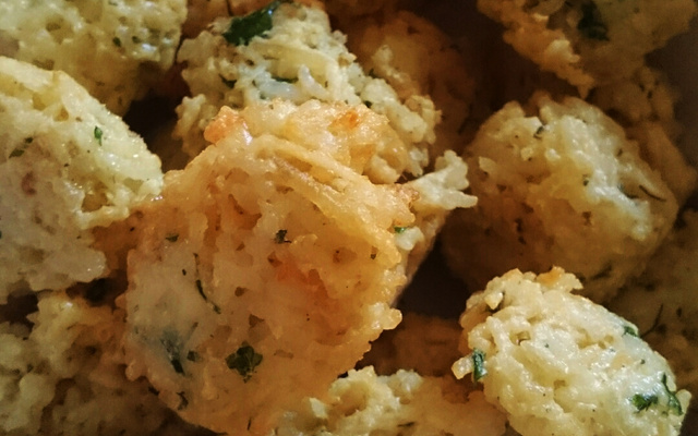 Bolinho de arroz sequinho