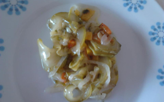 Antepasto de abobrinha italiana