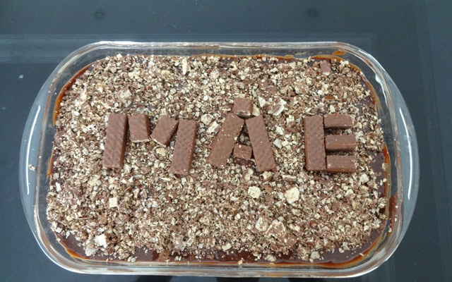 Mousse de limão com chocolate