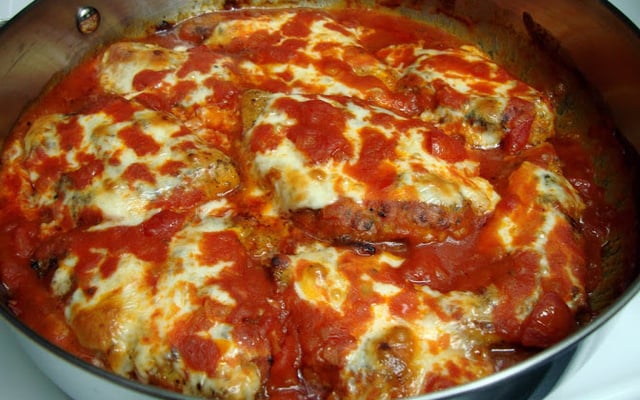 Frango à parmegiana