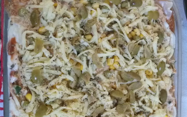 Lasanha de frango ao molho branco